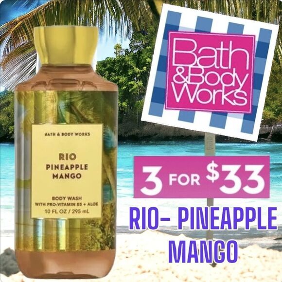 Bath & Body Works Pineapple Mango Rio Body Wash - Picture 1 of 5